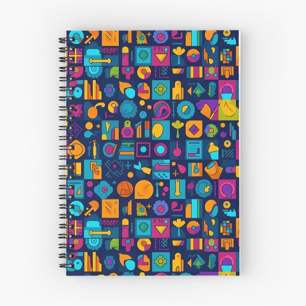 Aperçu de l'œuvre Motif d'icônes amusantes créée et vendue par TheMerch-er.