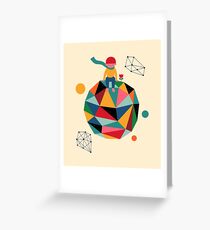 Lonely planet Greeting Card