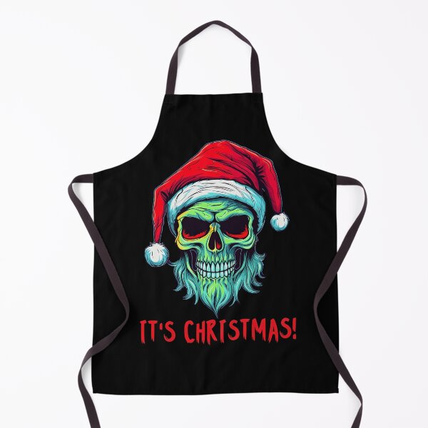 Item preview, It's Christmas Skull Wearing Santa Hat | Merry Christmas 2023 Ho Ho Ho designed and sold by CoolHippoQuotes.