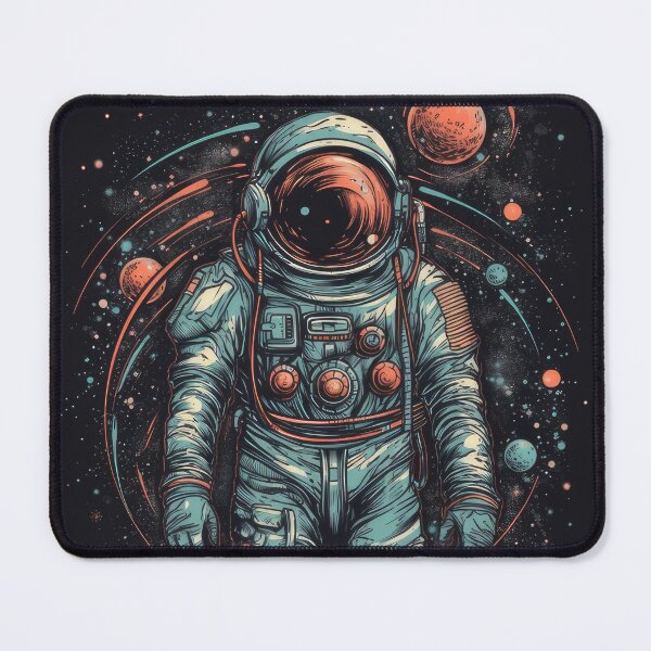 Item preview, Ethereal Astronaut in Space - Awe-Inspiring Journey designed and sold by PaperCrazed.
