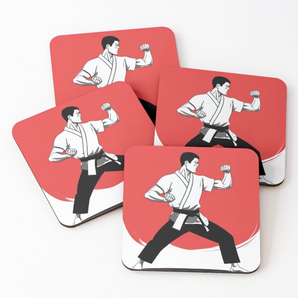 Item preview, a martial artist executing a powerful kick 	 designed and sold by lleriineyai.