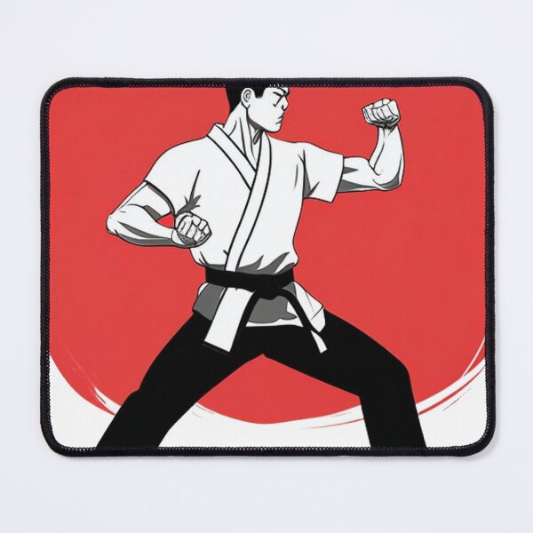 Item preview, a martial artist executing a powerful kick designed and sold by lleriineyai.
