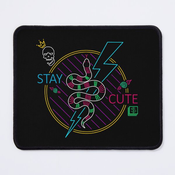 Item preview, stay cute (neon sign) designed and sold by hayrpictures.