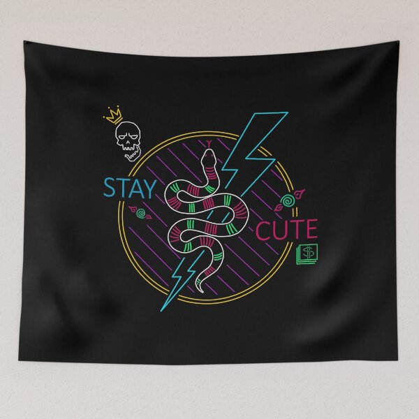 Item preview, stay cute (neon sign) designed and sold by hayrpictures.