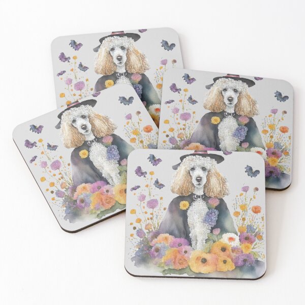 Item preview, Whimsical Halloween Standard poodle, Little Witch for  Poodle lovers, Poodle moms designed and sold by Mumzy2many.