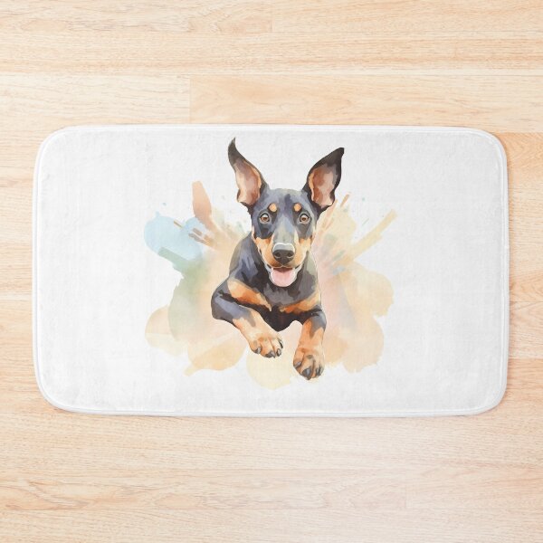 Item preview, Doberman Pincher Puppy-Watercolor designed and sold by Jdelgado813.