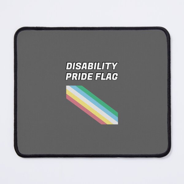 Item preview, Disability Pride Flag  - Disabled Is Not A Dirty Word designed and sold by Inspirationmotivation.