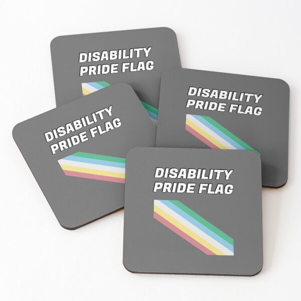Item preview, Disability Pride Flag  - Disabled Is Not A Dirty Word designed and sold by Inspirationmotivation.