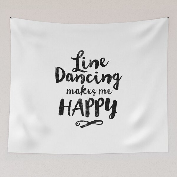 Item preview, LINE DANCING MAKES ME HAPPY, BY SUBGIRL designed and sold by SUBGIRL.