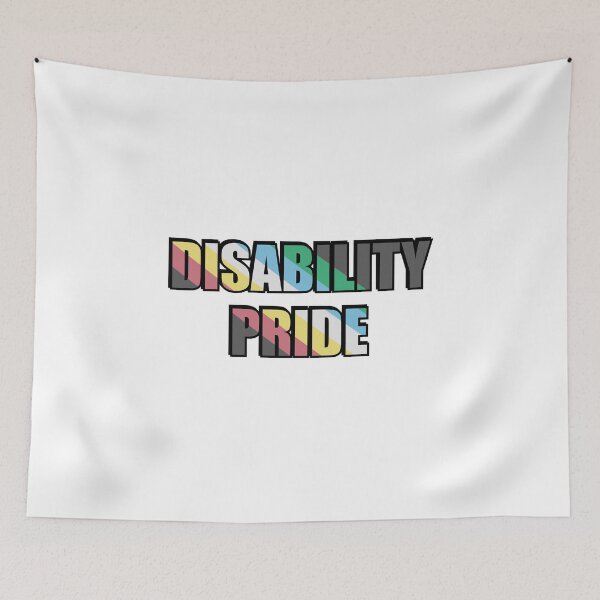 Item preview, Disability Pride Flag - Disabled Is Not A Dirty Word designed and sold by Inspirationmotivation.