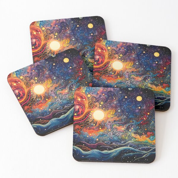 Item preview, Cosmos in Colors V: A Celestial Mural Merging Galaxies, Stars and Constellations. designed and sold by InsaneLEDP.