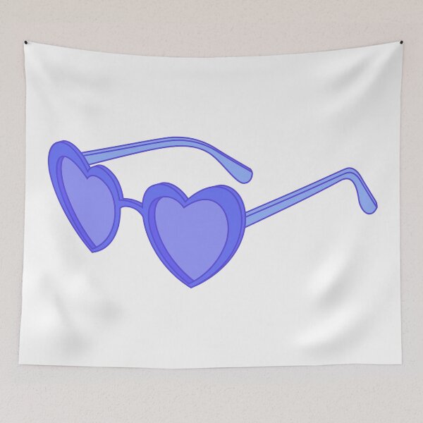 Item preview, Purple Heart shaped sunglasses designed and sold by Allie Rockhill.