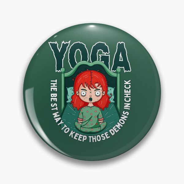 Artikelvorschau, Yoga Der beste Weg, diese Dämonen in Schach zu halten entworfen und verkauft von Give Me that Pencil.