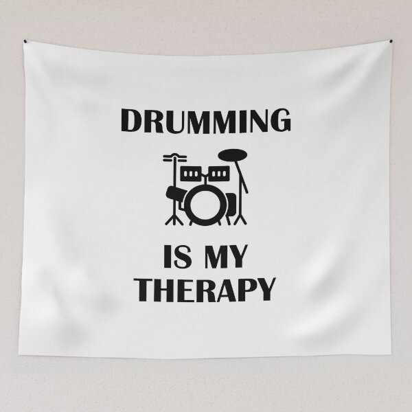 Item preview, Drumming is my therapy designed and sold by Inspirationmotivation.