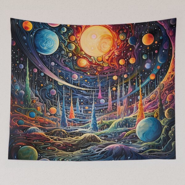 Item preview, Cosmos in Colors II: A Celestial Mural Merging Galaxies, Stars and Constellations. designed and sold by InsaneLEDP.