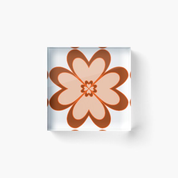 Item preview, Niibidoon Orange Floral designed and sold by Niibidoon.