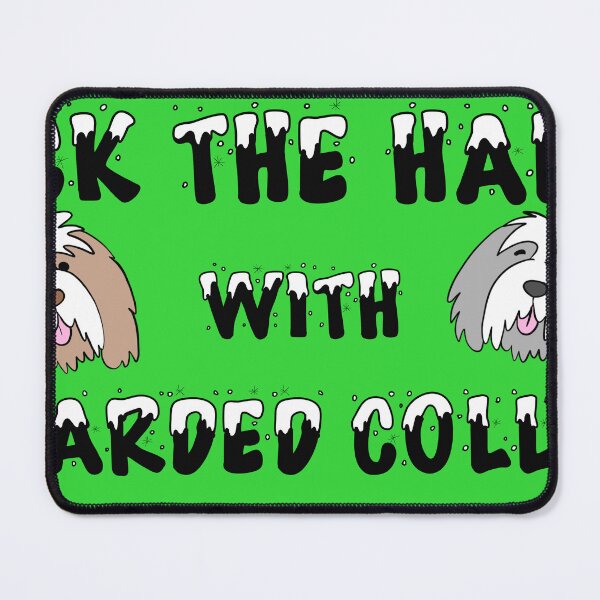 Item preview, Bearded Collie Christmas designed and sold by novabee.