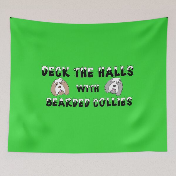 Item preview, Bearded Collie Christmas designed and sold by novabee.