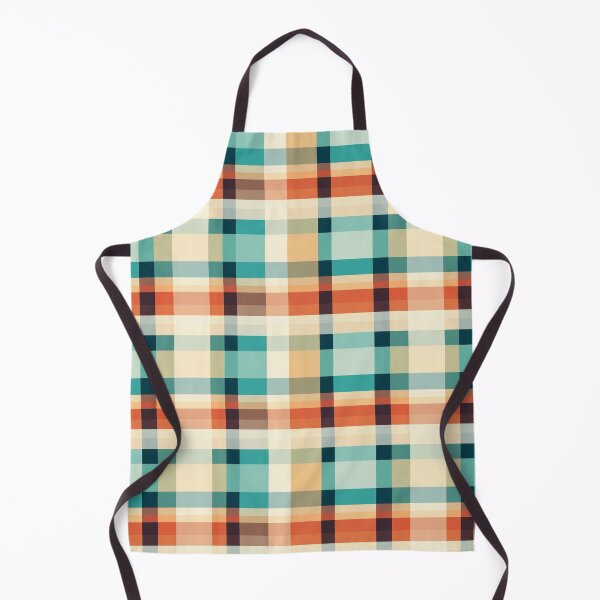 Item preview, Simple plaid in blue, cream, orange and black designed and sold by EliteShadow.