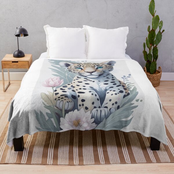 Item preview, jaguar with plores designed and sold by Gisely Bispo.