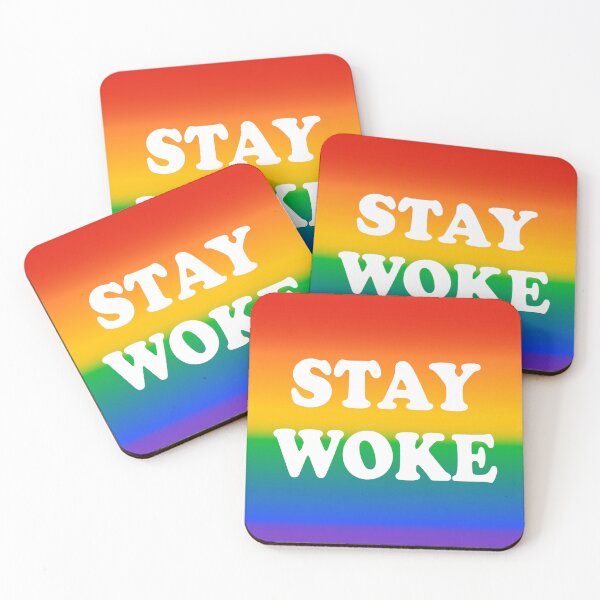 Item preview, Stay woke - pride flag - National Coming Out Day designed and sold by Inspirationmotivation.