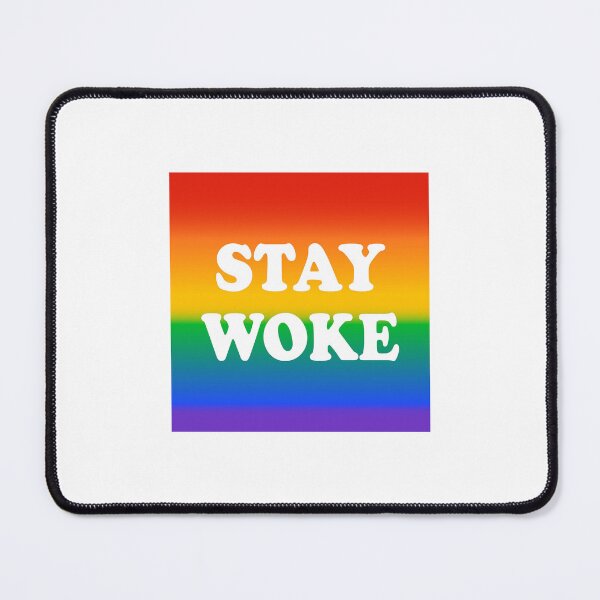 Item preview, Stay woke - pride flag - National Coming Out Day designed and sold by Inspirationmotivation.