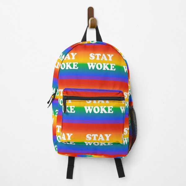 Item preview, Stay woke - pride flag - National Coming Out Day designed and sold by Inspirationmotivation.