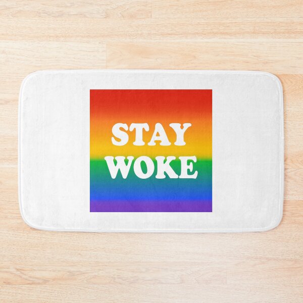 Item preview, Stay woke - pride flag - National Coming Out Day designed and sold by Inspirationmotivation.