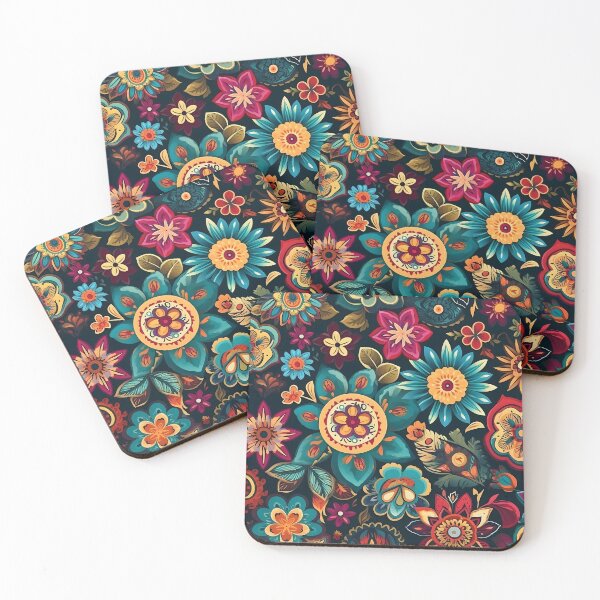 Item preview, Enchanting Bohemian Floral Design designed and sold by imaginariumlab.