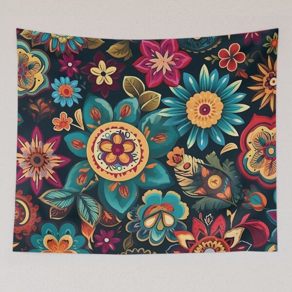 Item preview, Enchanting Bohemian Floral Design designed and sold by imaginariumlab.