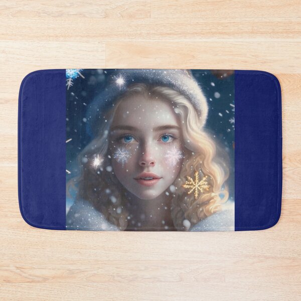 Item preview, Beautiful girl in snowflakes. Christmas Eve. designed and sold by Natalia-Vlad.