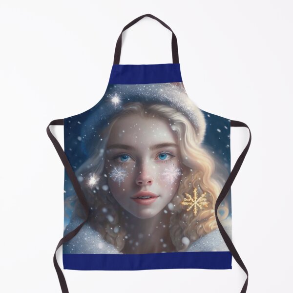 Item preview, Beautiful girl in snowflakes. Christmas Eve. designed and sold by Natalia-Vlad.