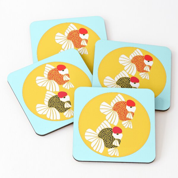 Item preview, Red Cap Red/White and Black/White Oranda Goldfish 71223 designed and sold by Nosnah.