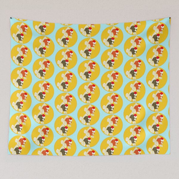 Item preview, Gorra Roja Rojo/Blanco y Negro/Blanco Oranda Goldfish 71223 designed and sold by Nosnah.