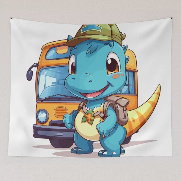 Item preview, Kawaii Cute Dinosaur Perfect for Back to School designed and sold by LOT7Clothing.