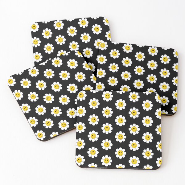 Item preview, Daisy Smiley face - Black designed and sold by Timeknights.