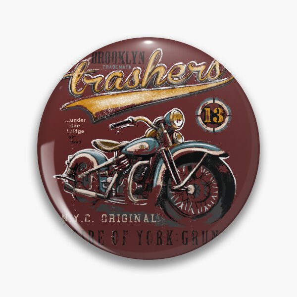 Item preview, brooklyn trashers (motorbike) designed and sold by hayrpictures.