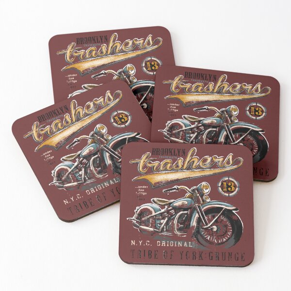 Item preview, brooklyn trashers (motorbike) designed and sold by hayrpictures.