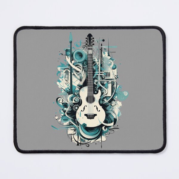Item preview, Captivating Retro Guitar Image designed and sold by ShopWilPrints.