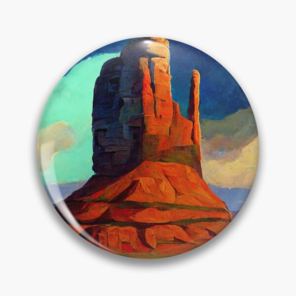Item preview, MITTEN BUTTE PAINTING designed and sold by ArtbyRolleen.