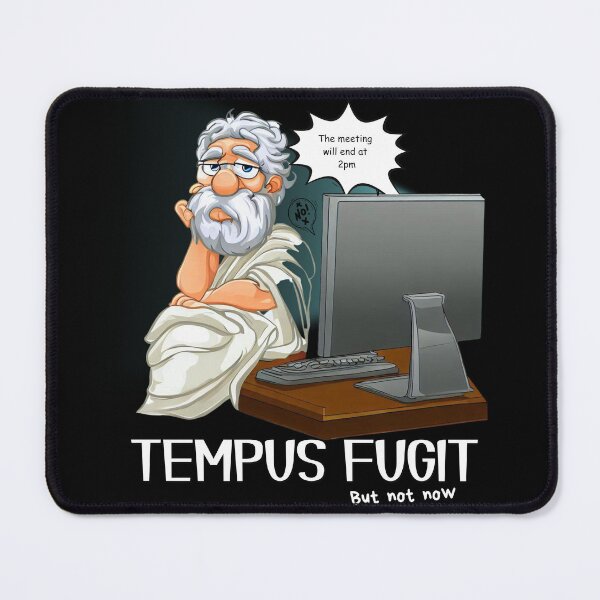 Item preview, Tempus fugit, but not now designed and sold by sombradelsabio.