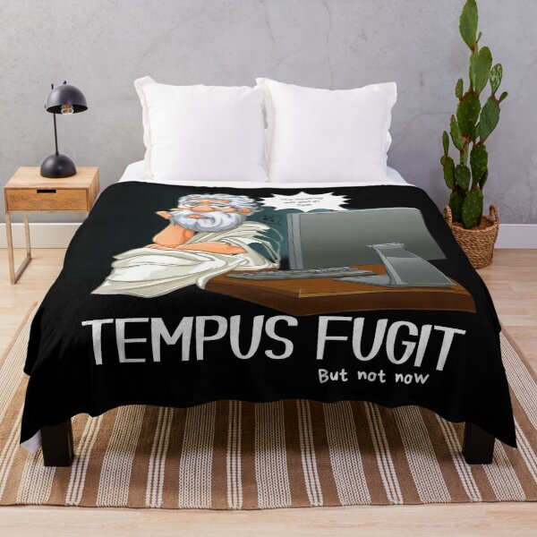 Item preview, Tempus fugit, but not now designed and sold by sombradelsabio.