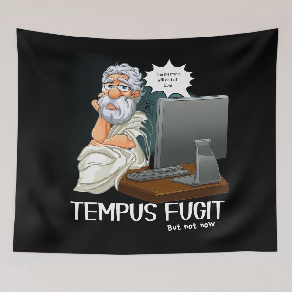 Item preview, Tempus fugit, but not now designed and sold by sombradelsabio.