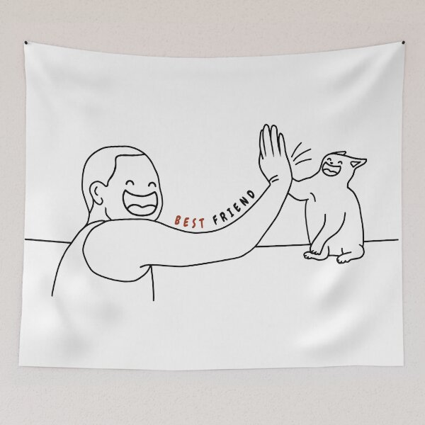 Item preview, My cat is my best friend designed and sold by arthardist.