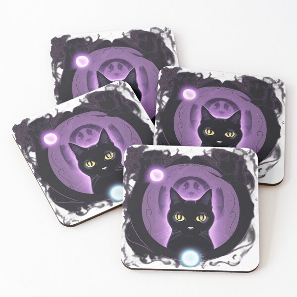 Item preview, a mysterious and enigmatic black cat 	 designed and sold by fogneguegiaj.