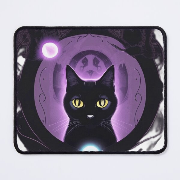 Item preview, a mysterious and enigmatic black cat 	 designed and sold by fogneguegiaj.