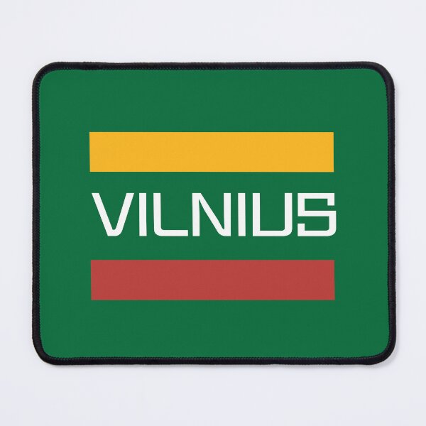 Item preview, Vilnius, Lithuania in Lithuanian Flag Colors designed and sold by Deutschic.