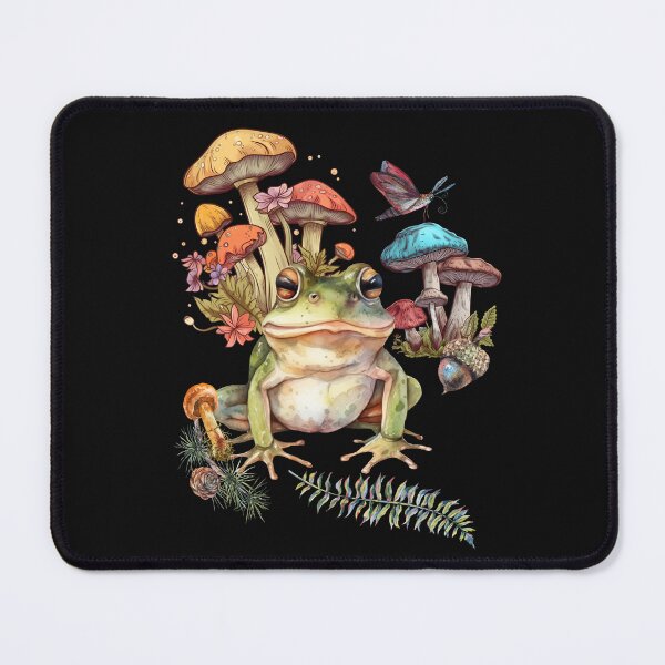 Item preview, Forest Frog Mushroomcore Cute Colorful Design designed and sold by EarthArtDesigns.