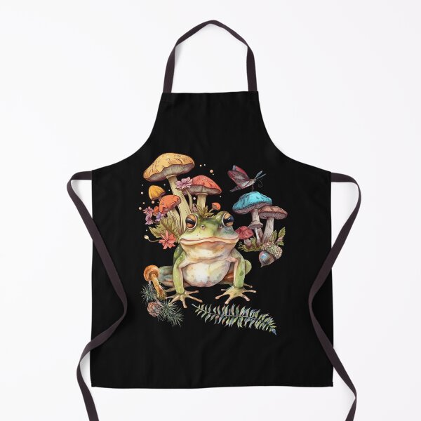 Item preview, Forest Frog Mushroomcore Cute Colorful Design designed and sold by EarthArtDesigns.