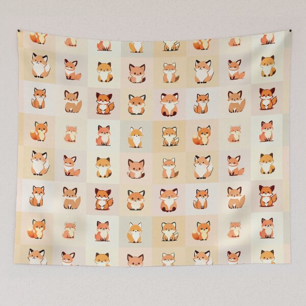 Item preview, pattern (fox) designed and sold by atzek.